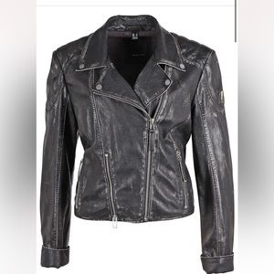 Women’s Leather Jacket- Mauritius Leather size Medium